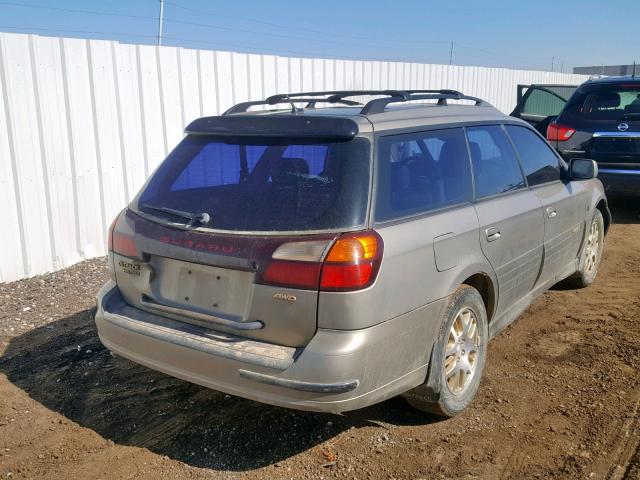 4S3BH806437656220 - 2003 SUBARU LEGACY OUT TAN photo 4