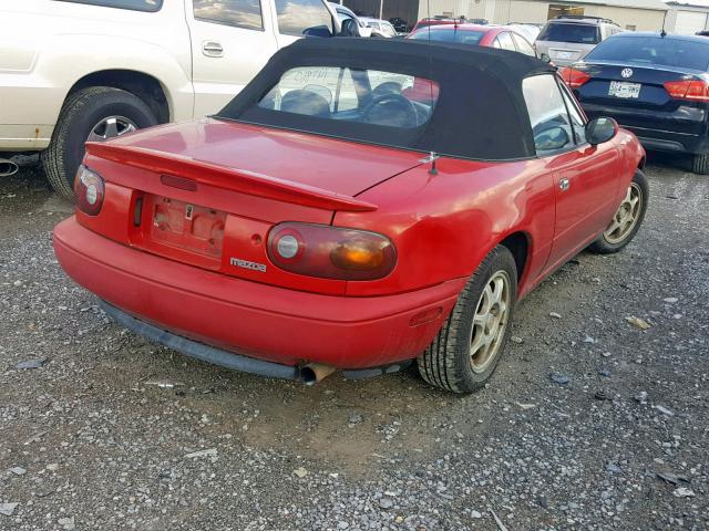 JM1NA3530S0612242 - 1995 MAZDA MX-5 MIATA RED photo 4