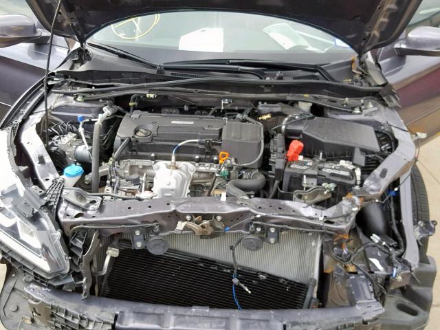 1HGCR2F91HA168127 - 2017 HONDA ACCORD EXL GRAY photo 7