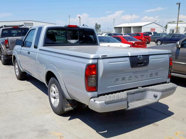 1N6DD26T23C470520 - 2003 NISSAN FRONTIER K SILVER photo 3