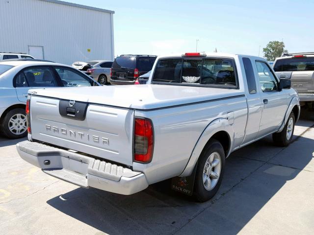 1N6DD26T23C470520 - 2003 NISSAN FRONTIER K SILVER photo 4