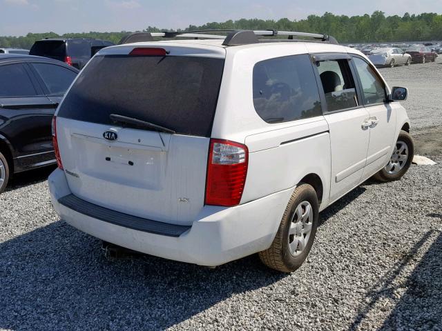 KNDMB233466027897 - 2006 KIA SEDONA EX WHITE photo 4