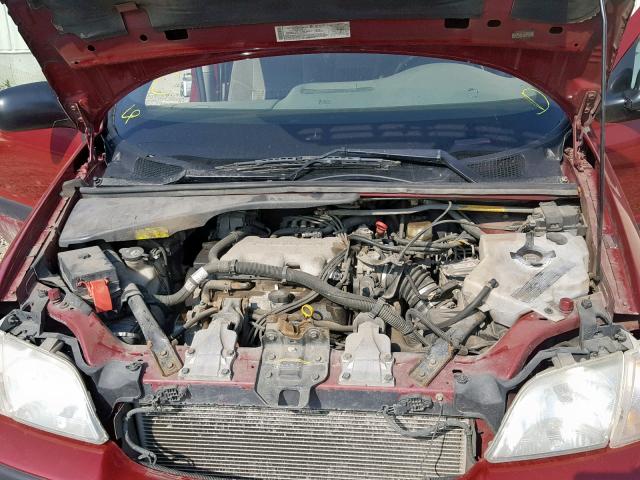 1GNDV23E55D149758 - 2005 CHEVROLET VENTURE LS MAROON photo 7