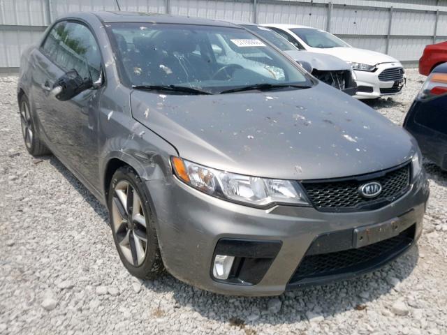 KNAFW6A39A5145849 - 2010 KIA FORTE SX GRAY photo 1