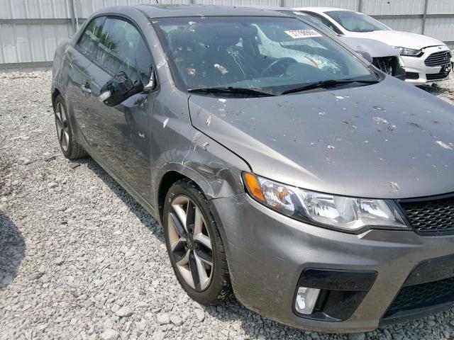 KNAFW6A39A5145849 - 2010 KIA FORTE SX GRAY photo 9