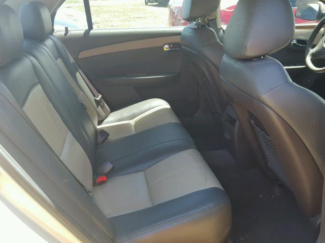 1G1ZC5EB3AF162606 - 2010 CHEVROLET MALIBU 1LT ოქროსფერი ფოტო 6