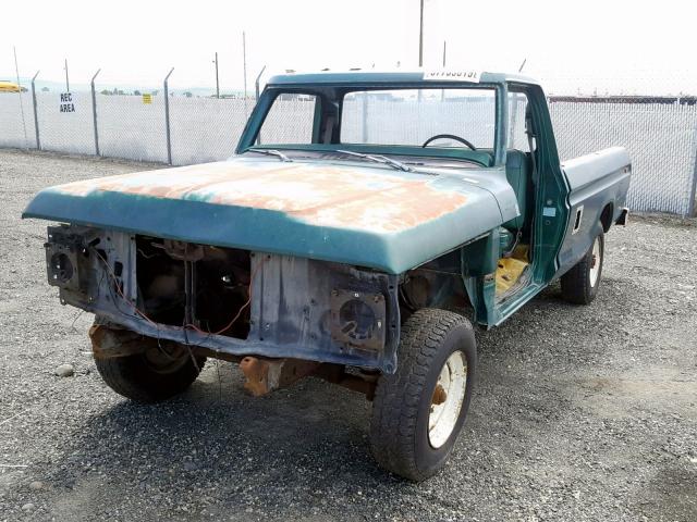 F25HRY60066 - 1977 FORD PICKUP GREEN photo 2