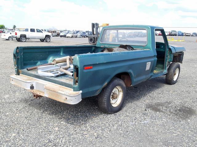 F25HRY60066 - 1977 FORD PICKUP GREEN photo 4