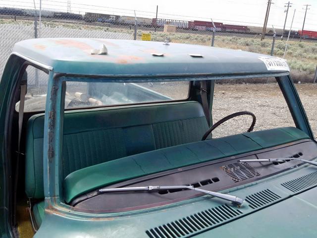 F25HRY60066 - 1977 FORD PICKUP GREEN photo 9