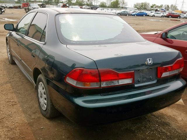 1HGCF86621A111572 - 2001 HONDA ACCORD VAL GREEN photo 3