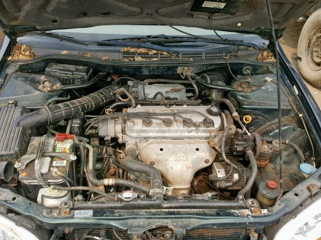 1HGCF86621A111572 - 2001 HONDA ACCORD VAL GREEN photo 7