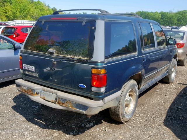 1FMDU34XXTUA97246 - 1996 FORD EXPLORER GREEN photo 4