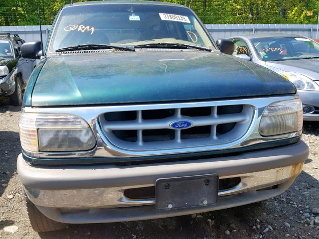 1FMDU34XXTUA97246 - 1996 FORD EXPLORER GREEN photo 9