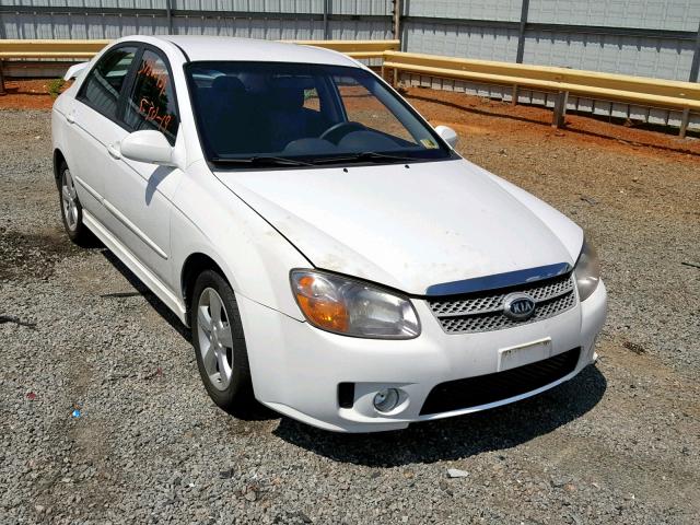 KNAFE121775005343 - 2007 KIA SPECTRA EX WHITE photo 1