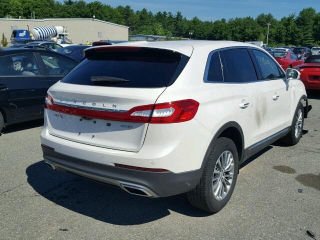 2LMTJ8KR2GBL51005 - 2016 LINCOLN MKX SELECT WHITE photo 4