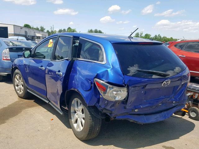 JM3ER29L970167964 - 2007 MAZDA CX-7 BLUE photo 3