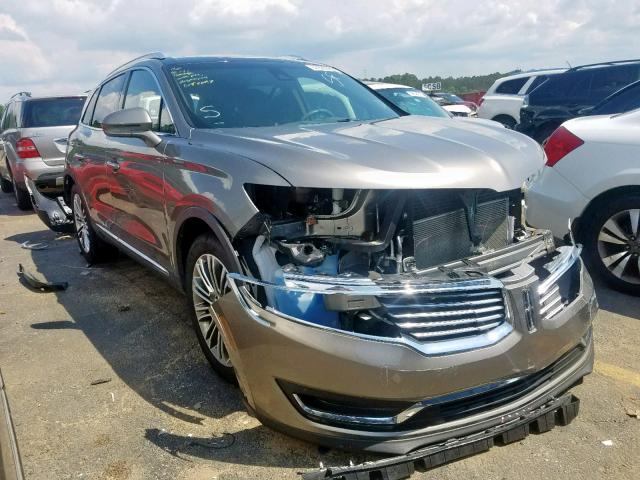 2LMTJ6LR8GBL59242 - 2016 LINCOLN MKX RESERV CHARCOAL photo 1