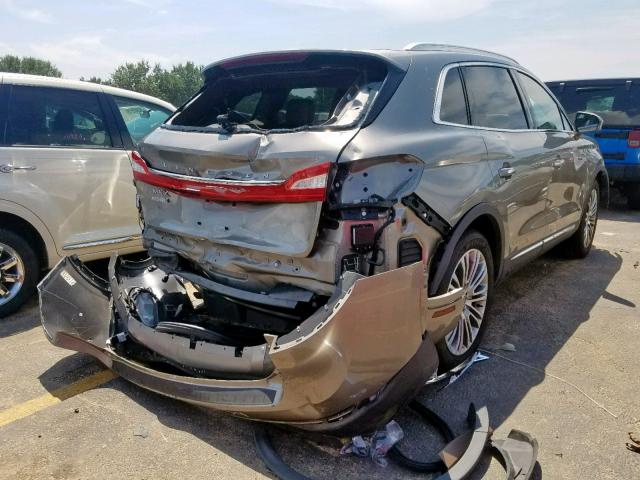 2LMTJ6LR8GBL59242 - 2016 LINCOLN MKX RESERV CHARCOAL photo 4