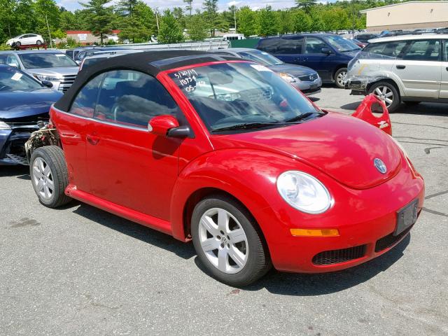 3VWRG31Y17M414899 - 2007 VOLKSWAGEN NEW BEETLE RED photo 1