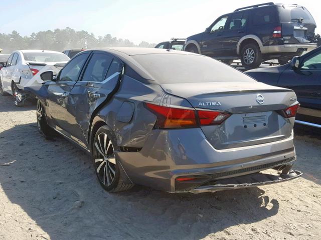 1N4BL4FV4KC152140 - 2019 NISSAN ALTIMA PLA GRAY photo 3