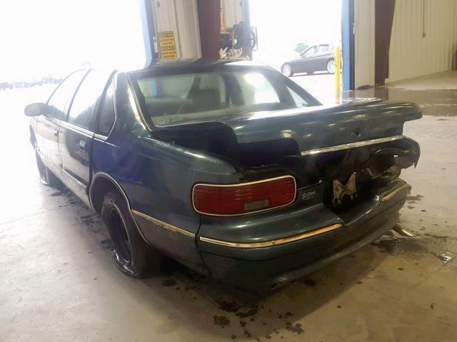 1G1BL52W4TR186505 - 1996 CHEVROLET CAPRICE CL BLUE photo 3