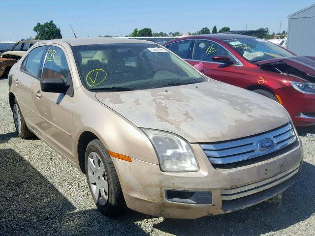 3FAHP06Z27R265877 - 2007 FORD FUSION S GOLD photo 1