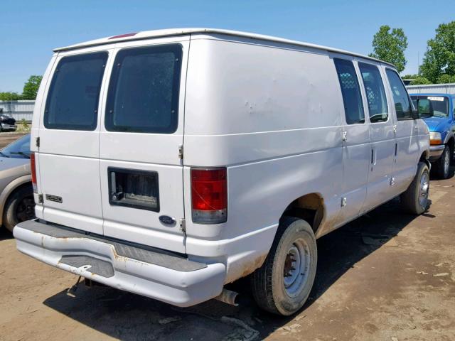 1FTNE24L45HB21355 - 2005 FORD ECONOLINE WHITE photo 4