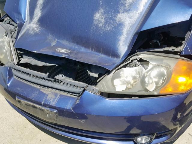 KMHHN65F23U046684 - 2003 HYUNDAI TIBURON GT BLUE photo 10