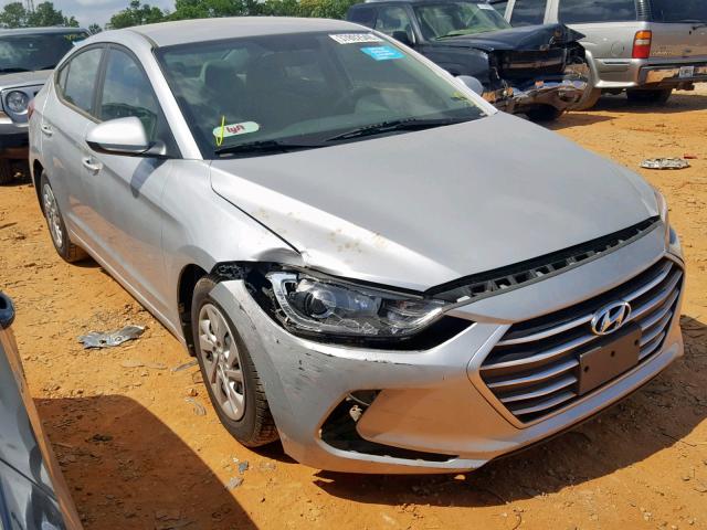 5NPD74LF5HH195743 - 2017 HYUNDAI ELANTRA SILVER photo 1