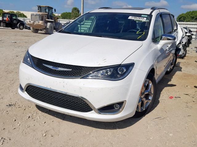 2C4RC1GG3JR170769 - 2018 CHRYSLER PACIFICA L WHITE photo 2