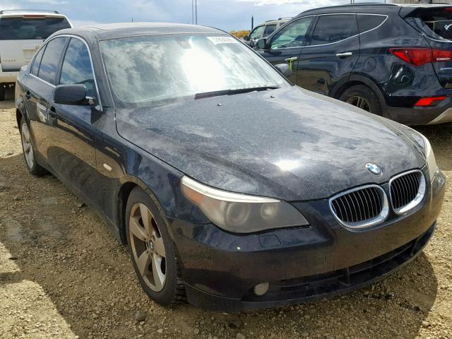 WBANF33567CS39281 - 2007 BMW 525 XI BLACK photo 1