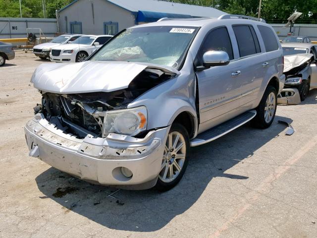 1A8HX58208F125132 - 2008 CHRYSLER ASPEN LIMI SILVER photo 2