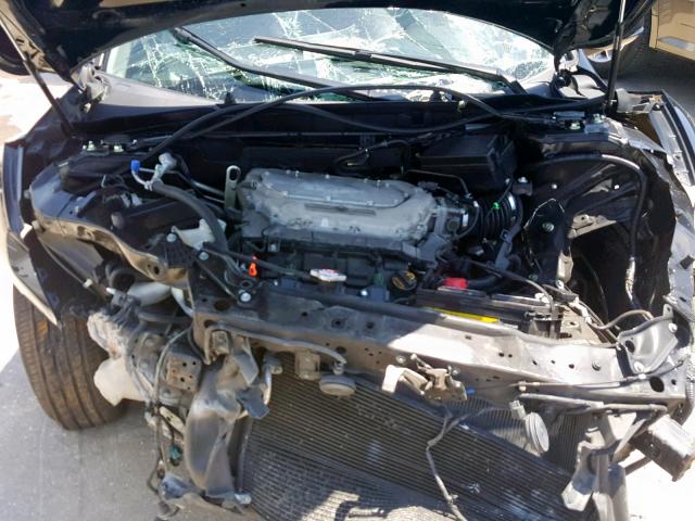 1HGCR3F88EA023322 - 2014 HONDA ACCORD EXL BLACK photo 7