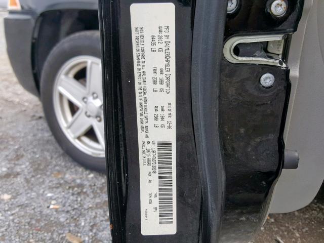 1J8FT47W97D168248 - 2007 JEEP COMPASS BLACK photo 10