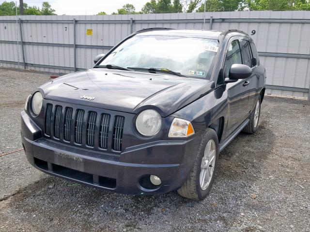 1J8FT47W97D168248 - 2007 JEEP COMPASS BLACK photo 2