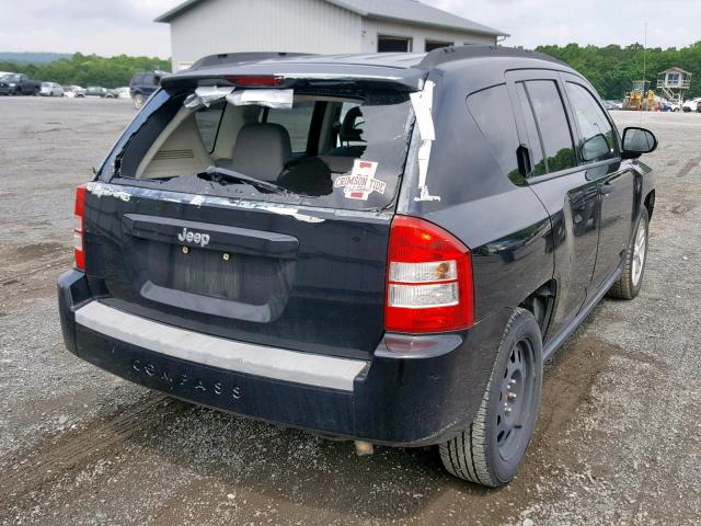 1J8FT47W97D168248 - 2007 JEEP COMPASS BLACK photo 4