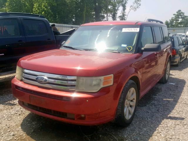 2FMDK51C09BA46064 - 2009 FORD FLEX SE RED photo 2