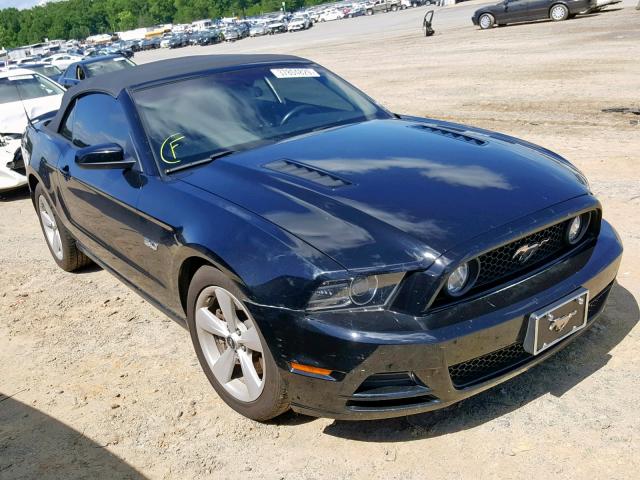 1ZVBP8FF6E5227053 - 2014 FORD MUSTANG GT BLACK photo 1