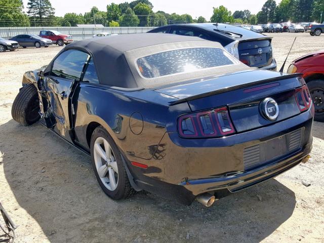 1ZVBP8FF6E5227053 - 2014 FORD MUSTANG GT BLACK photo 3