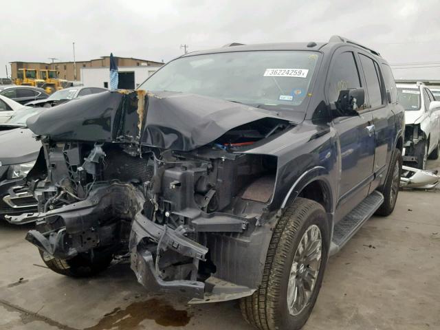 5N1BA0NDXFN615616 - 2015 NISSAN ARMADA SV BLACK photo 2