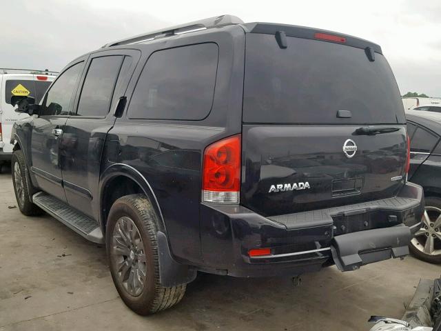 5N1BA0NDXFN615616 - 2015 NISSAN ARMADA SV BLACK photo 3