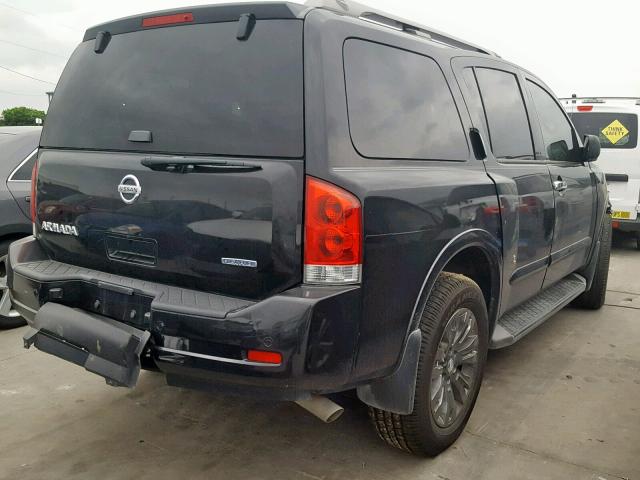 5N1BA0NDXFN615616 - 2015 NISSAN ARMADA SV BLACK photo 4