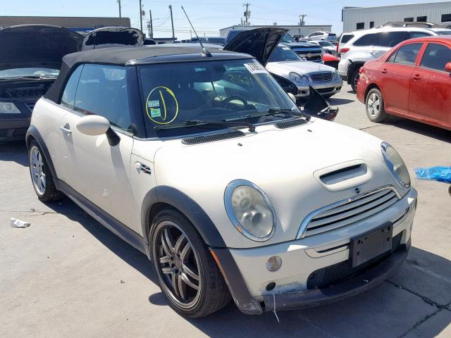 WMWRH33596TK57381 - 2006 MINI COOPER S WHITE photo 1