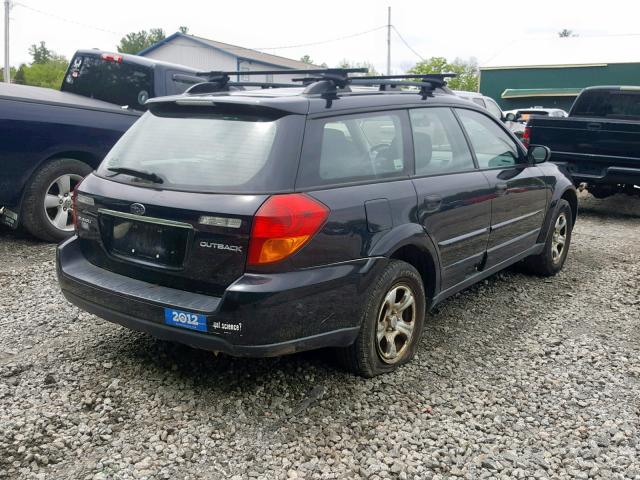 4S4BP61C277318571 - 2007 SUBARU LEGACY OUT BLACK photo 4