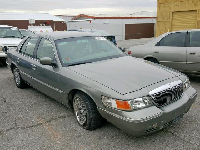 2MEFM75W2YX649329 - 2000 MERCURY GRAND MARQ GRAY photo 1