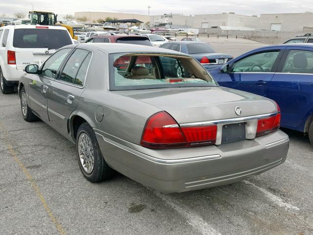 2MEFM75W2YX649329 - 2000 MERCURY GRAND MARQ GRAY photo 3