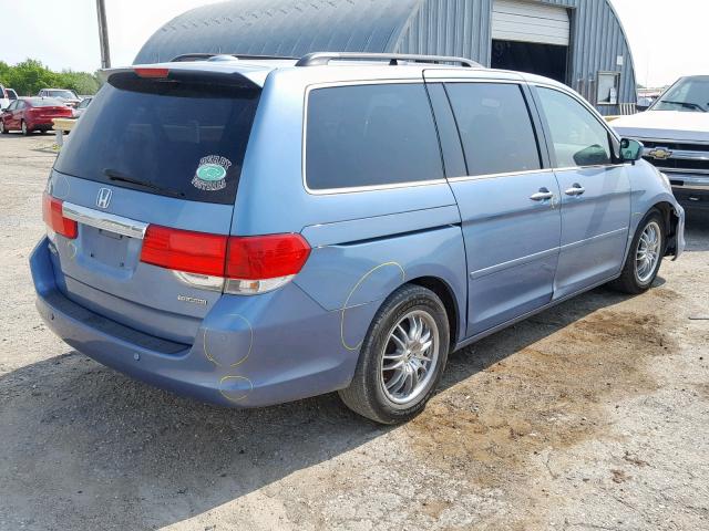 5FNRL38899B002872 - 2009 HONDA ODYSSEY TO BLUE photo 3