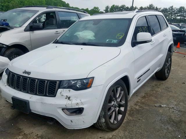 1C4RJFBG0HC663354 - 2017 JEEP GRAND CHER WHITE photo 2