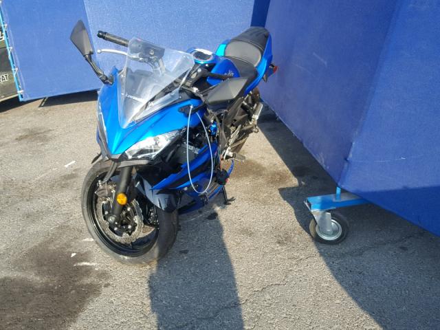 JKAEXEJ14JDA02380 - 2018 KAWASAKI EX650 J BLUE photo 2