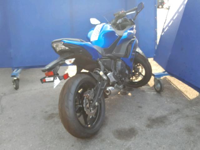 JKAEXEJ14JDA02380 - 2018 KAWASAKI EX650 J BLUE photo 4